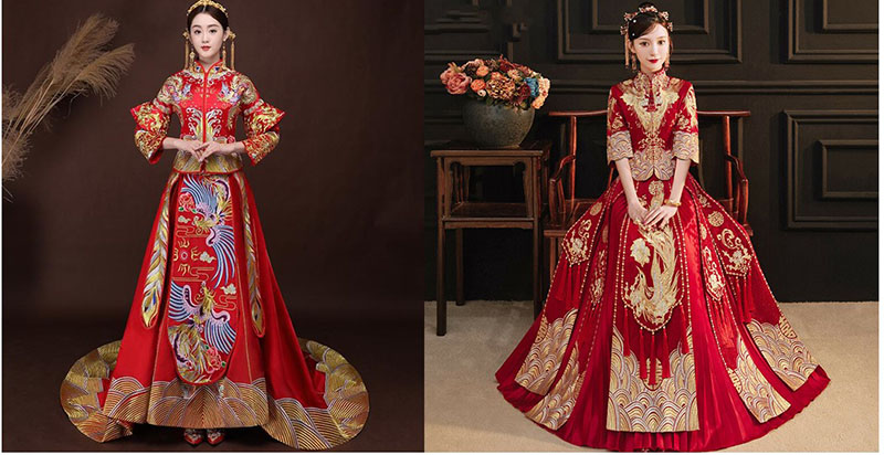  Váy cưới Trung Quốc cổ điển