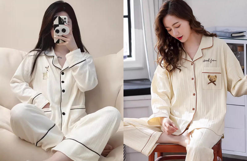 Pijama nữ cổ điển